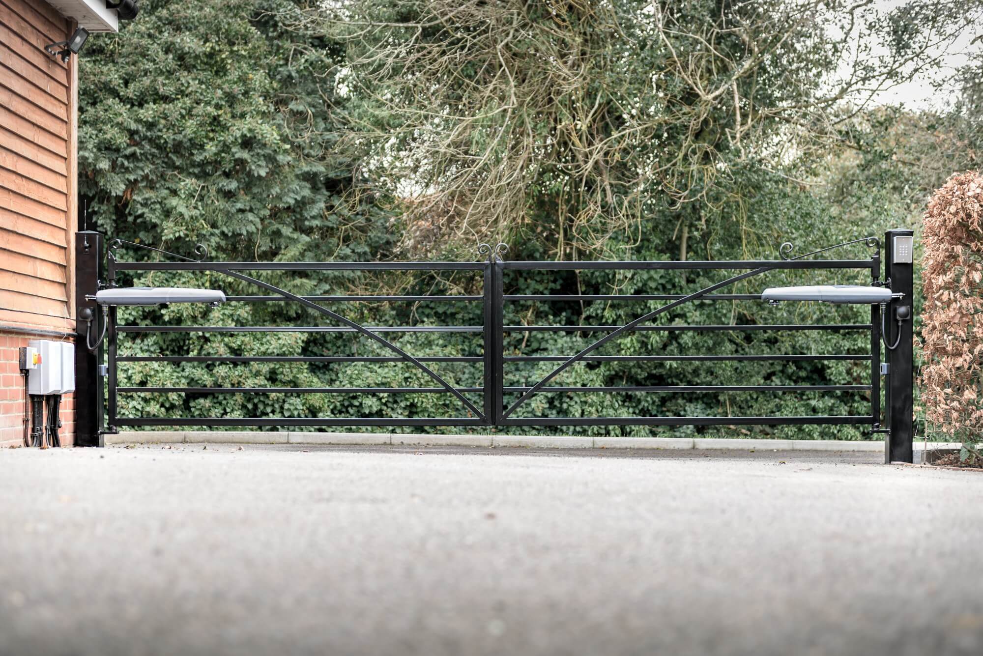 Surrey Wrought Iron image slideshow showcasing iron gate installation projects