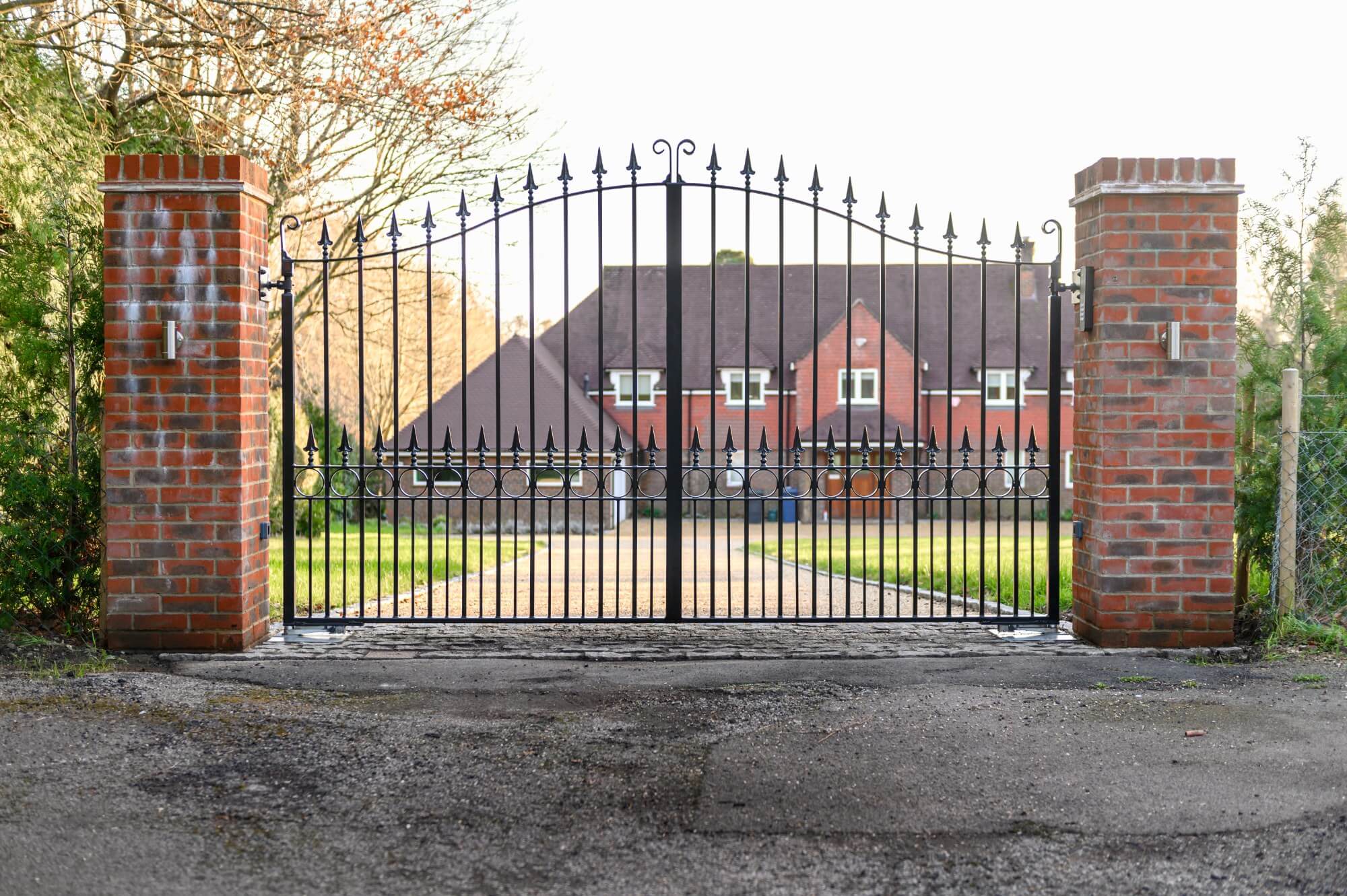 Surrey Wrought Iron image slideshow showcasing iron gate installation projects