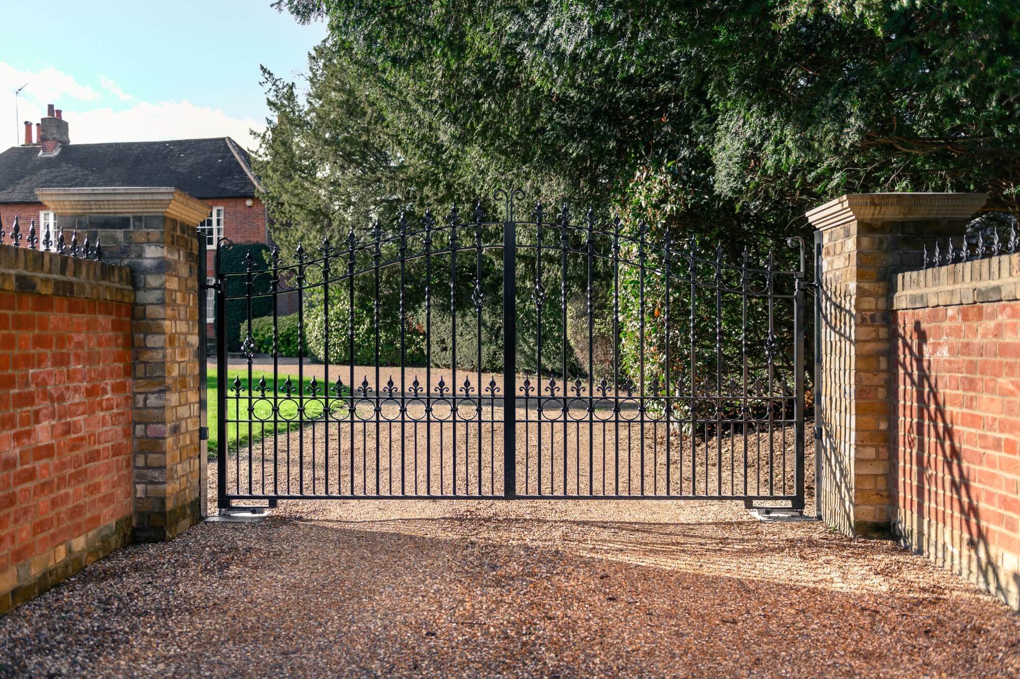 Surrey Wrought Iron image slideshow showcasing iron gate installation projects