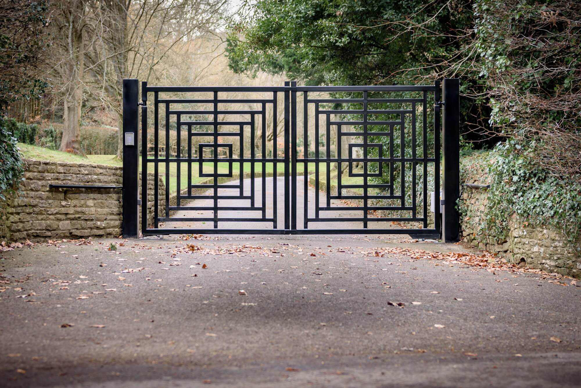 Surrey Wrought Iron image slideshow showcasing iron gate installation projects