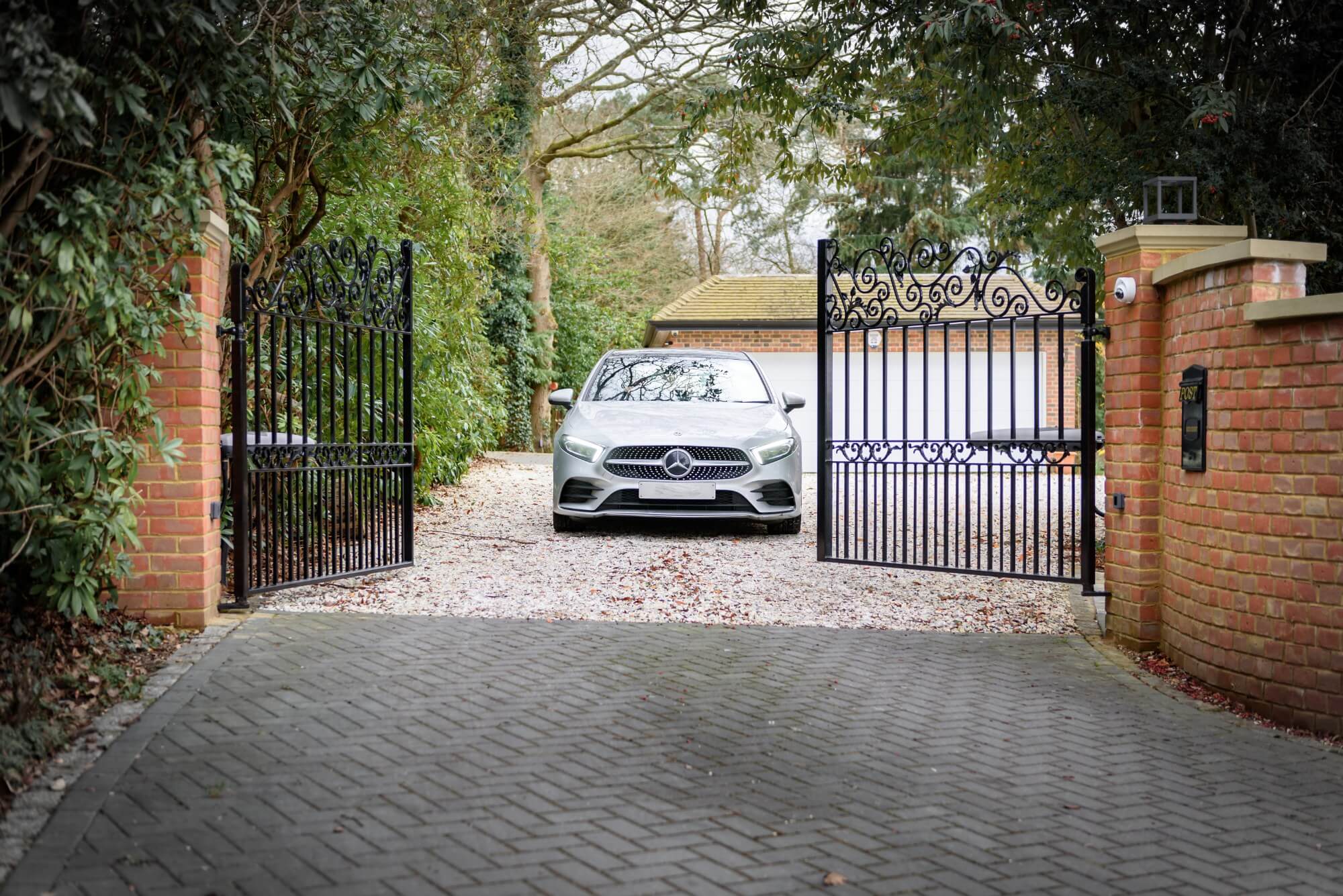 Surrey Wrought Iron image slideshow showcasing iron gate installation projects