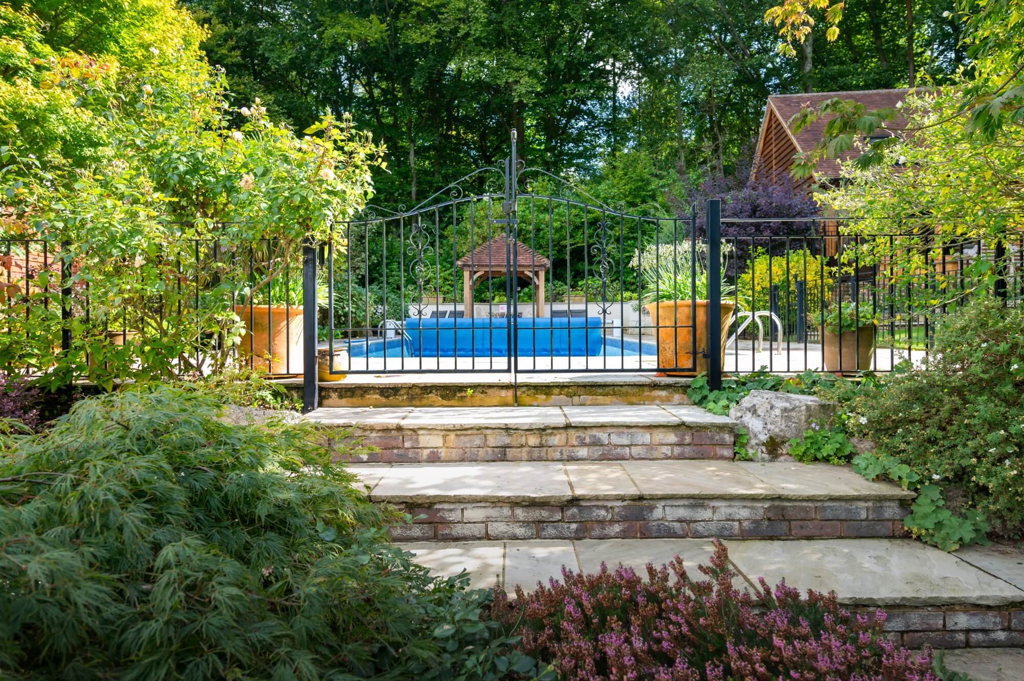 Surrey Wrought Iron image slideshow showcasing iron gate installation projects
