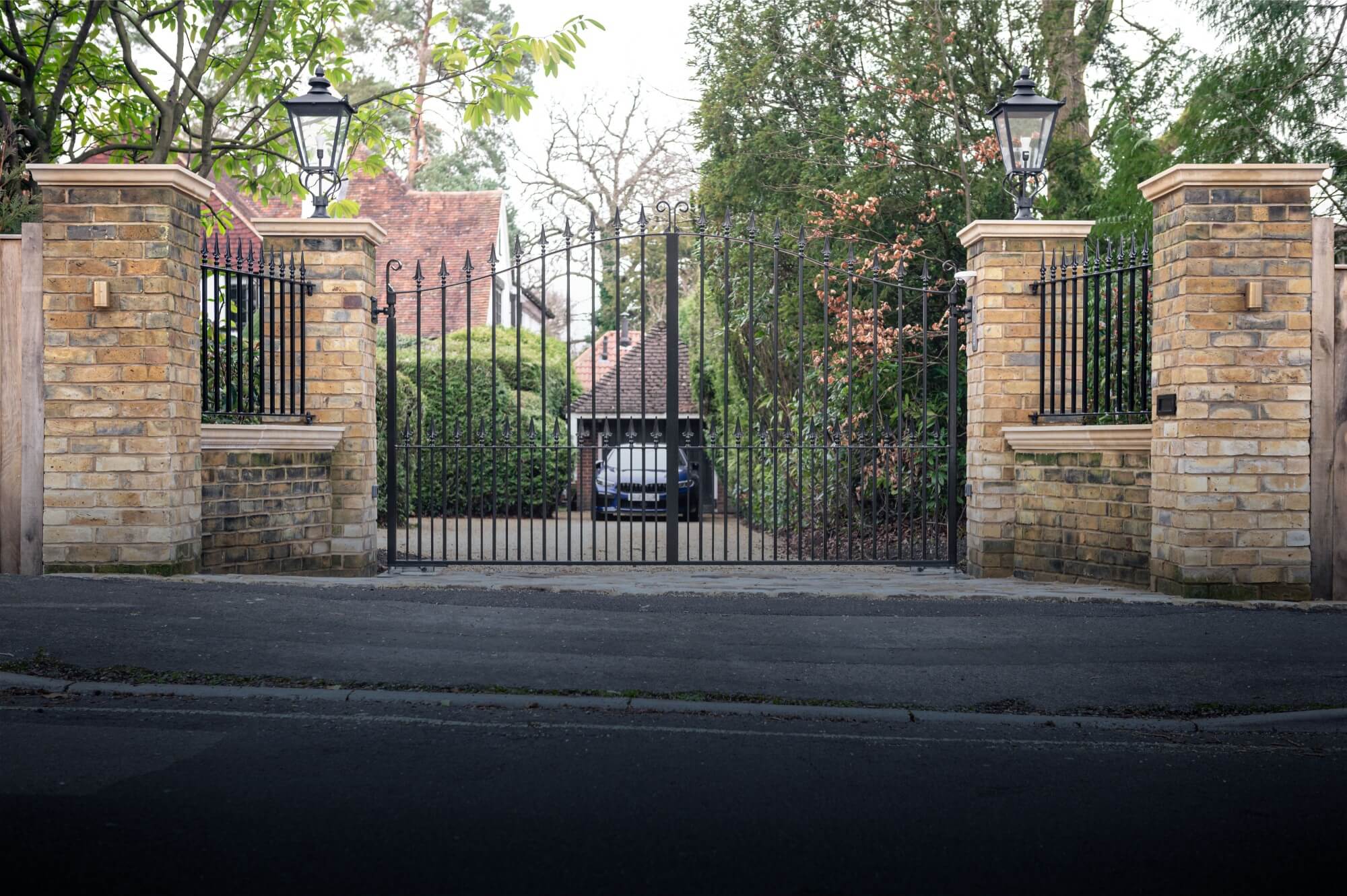 Surrey Wrought Iron image slideshow showcasing iron gate installation projects