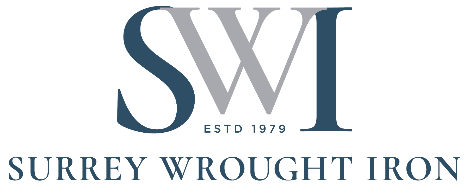 Surrey Wrought Iron primary typeface logo
